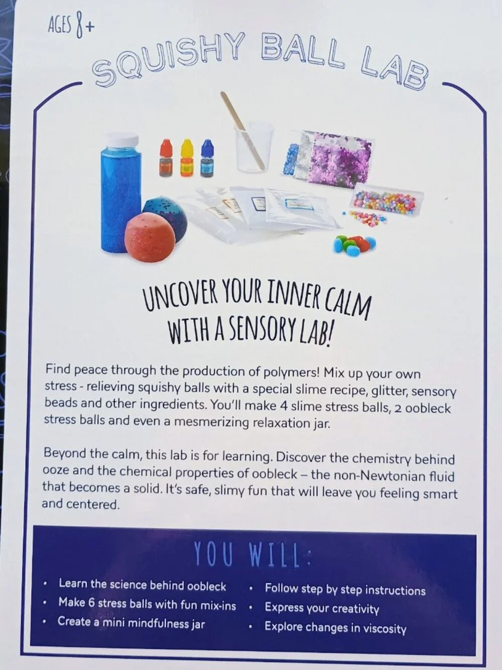 MindWare Science Academy Squishy Ball Lab STEM Science Kit New Sealed Ages 8+